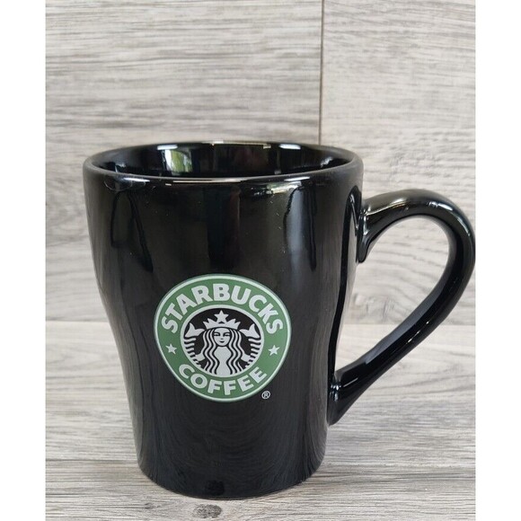 Starbucks Coffee Cup Mug Black With Starbucks Logo 8 oz 2008 - Picture 2 of 6